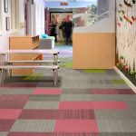 Lateral carpet tiles at St Matthew's School in Luton