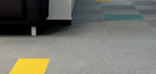 academy fibre bonded carpet tiles in Poland office