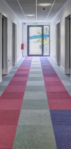 Hartsdown Academy, cordiale, lateral® carpet tiles