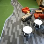 grey tivoli carpet planks in leisure