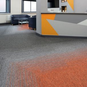 tivoli mist & tivoli carpet tiles in offices