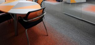 tivoli mist & tivoli carpet tiles in offices