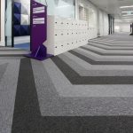tivoli grey carpet planks in office Glasgow