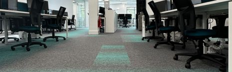 tivoli mist carpet tiles at Clear MPW offices
