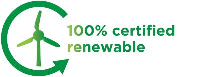 100% renewable