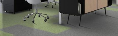 go to carpet tiles medium grey, light grey, moss green`