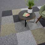 infinity carpet tiles silver salt with checkerboard rug of ice mineral quartz sand stone shadow slate grey