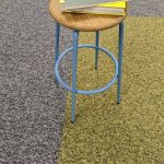 infinity carpet tiles slate grey and ultra yellow