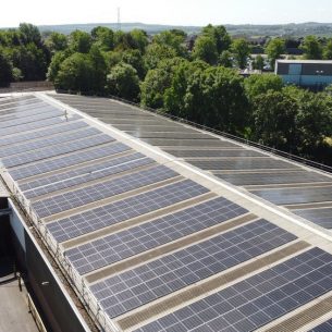 solar panels renewable electricity