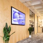 arctic carpet tiles at Bond Bryan Architects offices