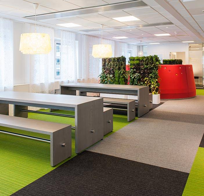 Burmatex<sup>®</sup> carpet tiles in Sweden’s Best Looking Office