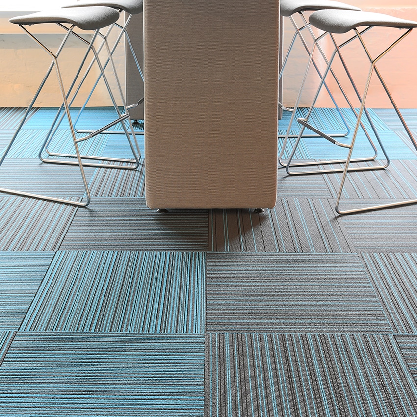 burmatex stands cyan